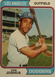1974 Topps Baseball Cards      551     Von Joshua